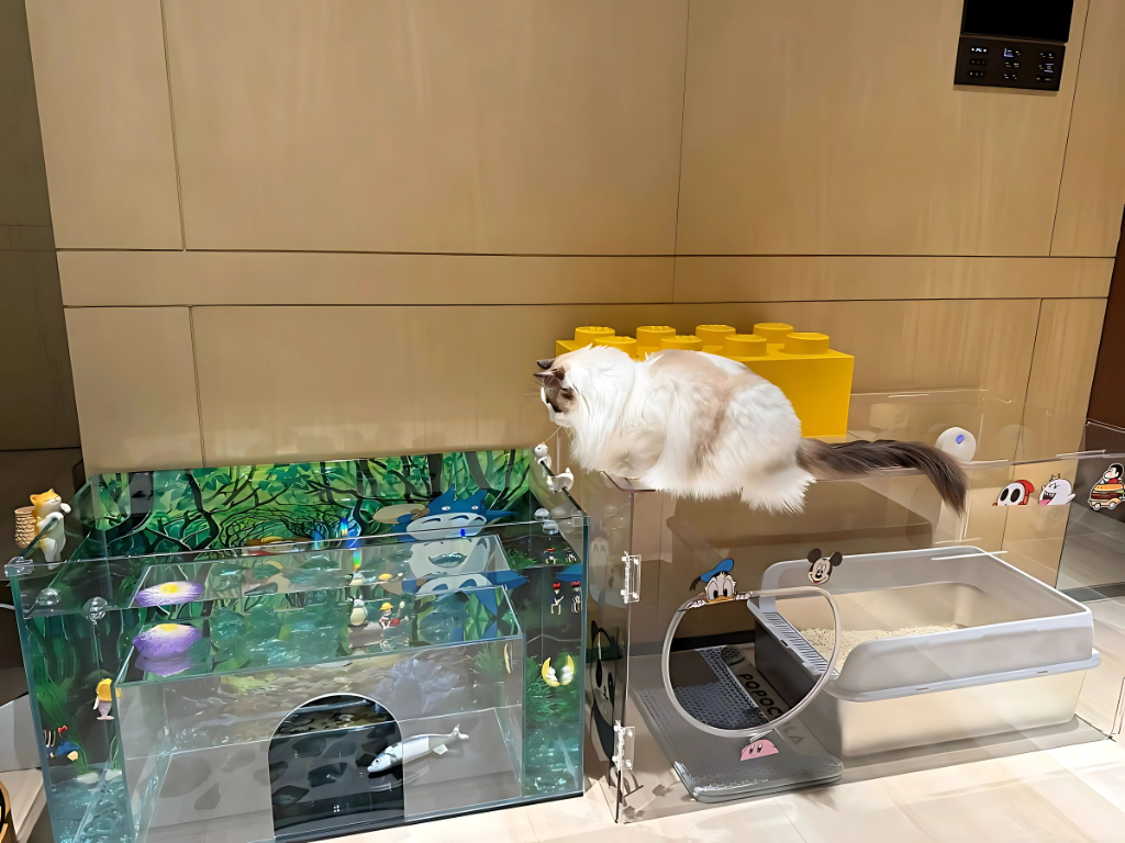 Front Entrance Cat Aquarium Product Image 3